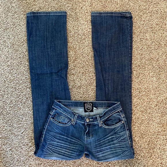 Petrol Mason Bootcut Jeans - Picture 2 of 12